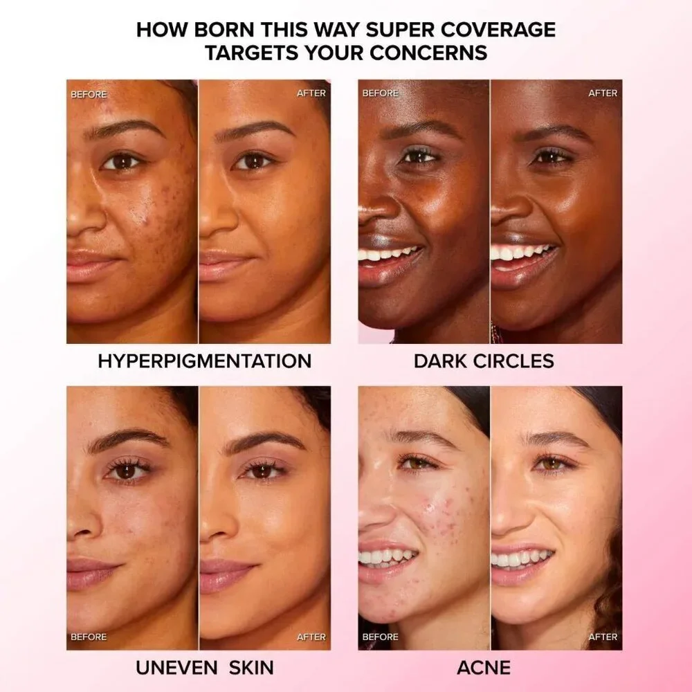 Too Faced Born This Way Super Coverage MultiUse Longwear Concealer Porcelain NEW